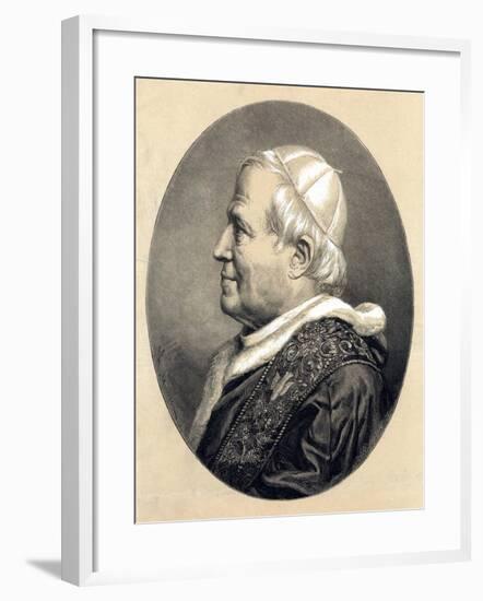 Pope Pius IX, 1846-null-Framed Giclee Print