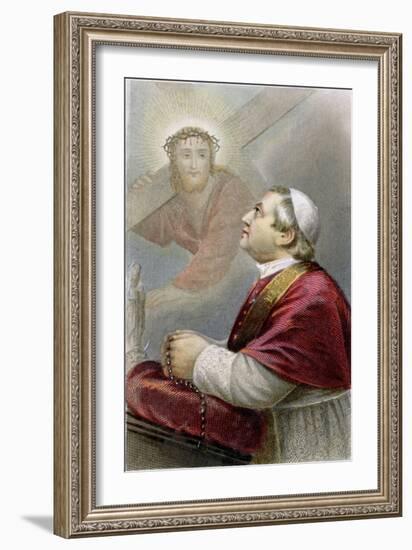 Pope Pius IX circa 1870-null-Framed Giclee Print