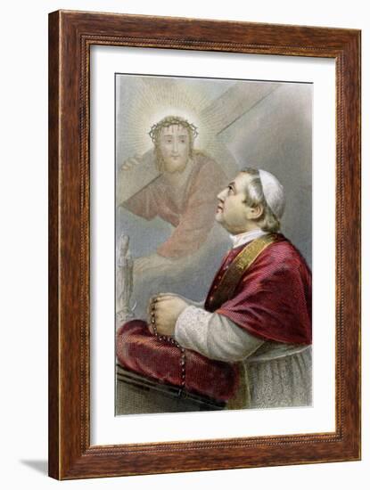 Pope Pius IX circa 1870-null-Framed Giclee Print