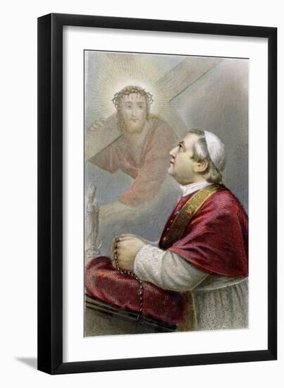 Pope Pius IX circa 1870-null-Framed Giclee Print