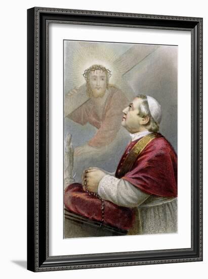 Pope Pius IX circa 1870-null-Framed Giclee Print