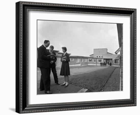 Pope Pius X School, Wath-Upon-Dearne, Rotherham, 1959-Michael Walters-Framed Photographic Print