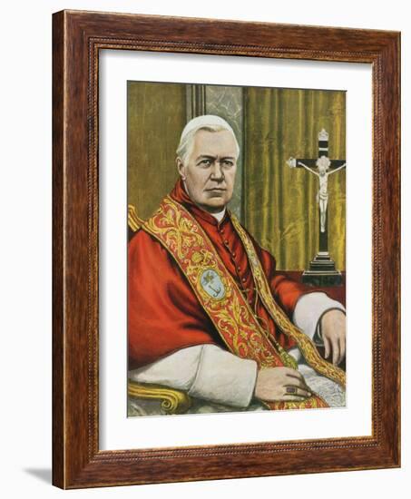 Pope Pius X-Tancredi Scarpelli-Framed Giclee Print