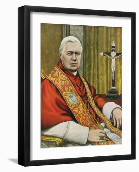 Pope Pius X-Tancredi Scarpelli-Framed Giclee Print