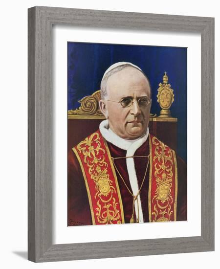 Pope Pius XI-Tancredi Scarpelli-Framed Giclee Print