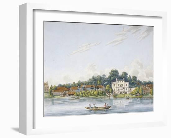 Pope's Villa, Twickenham, Middlesex, C1800-null-Framed Giclee Print