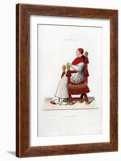 Pope Sixtus IV, 1471-1484-Henry Shaw-Framed Giclee Print