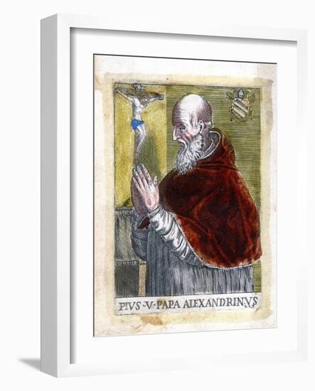 Pope St Pius V-null-Framed Giclee Print