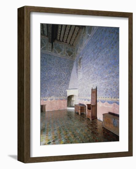 Popes' Room in Tower of Garde-Robe of Papal Palace , Avignon, France-null-Framed Giclee Print
