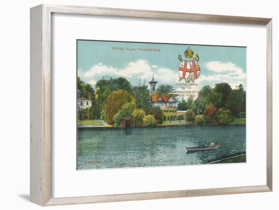 'Popes Villa, Twickenham', c1910-Unknown-Framed Giclee Print