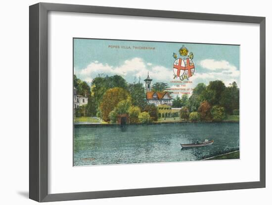 'Popes Villa, Twickenham', c1910-Unknown-Framed Giclee Print