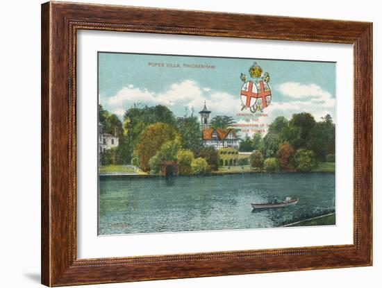 'Popes Villa, Twickenham', c1910-Unknown-Framed Giclee Print