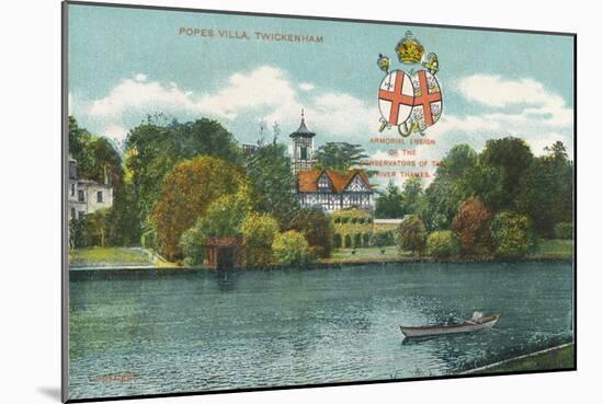 'Popes Villa, Twickenham', c1910-Unknown-Mounted Giclee Print