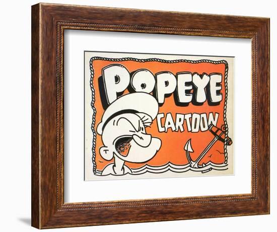 Popeye Cartoon, 1937-null-Framed Premium Giclee Print