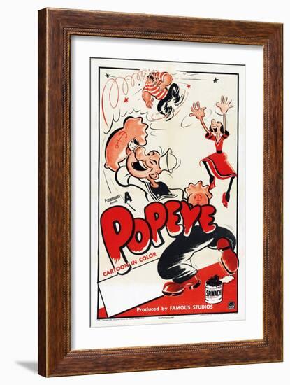 Popeye (Left)-null-Framed Art Print
