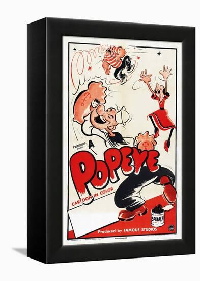 Popeye (Left)-null-Framed Stretched Canvas