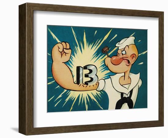 Popeye the Sailor, 1960-null-Framed Giclee Print