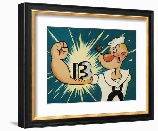 Popeye the Sailor, 1960-null-Framed Giclee Print