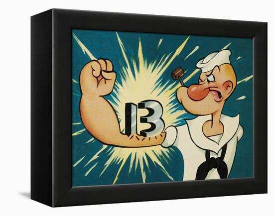 Popeye the Sailor, 1960-null-Framed Premier Image Canvas