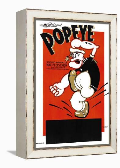 Popeye-null-Framed Stretched Canvas