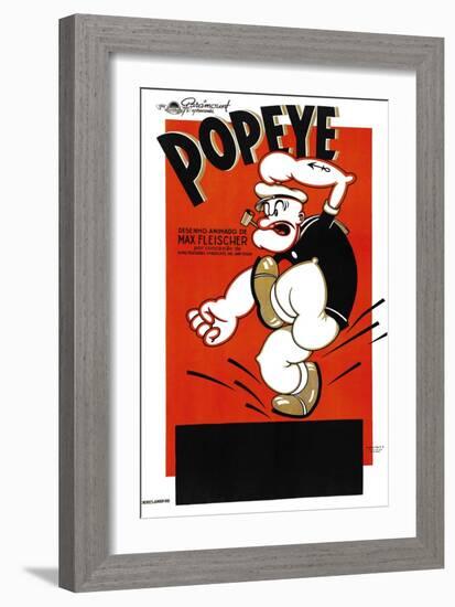 Popeye-null-Framed Art Print