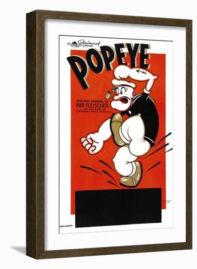 Popeye-null-Framed Art Print