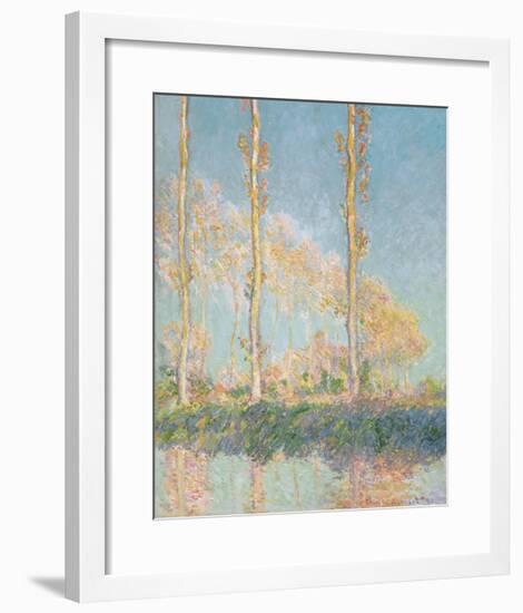 Poplars, 1891-Claude Monet-Framed Premium Giclee Print