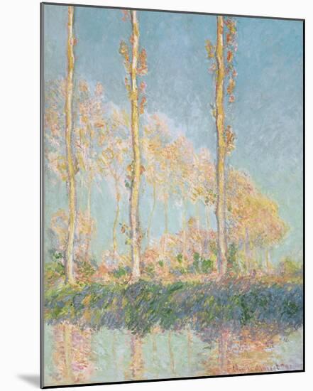 Poplars, 1891-Claude Monet-Mounted Premium Giclee Print