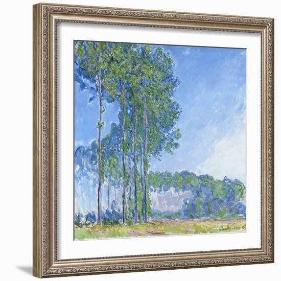 Poplars, 1891-Claude Monet-Framed Giclee Print