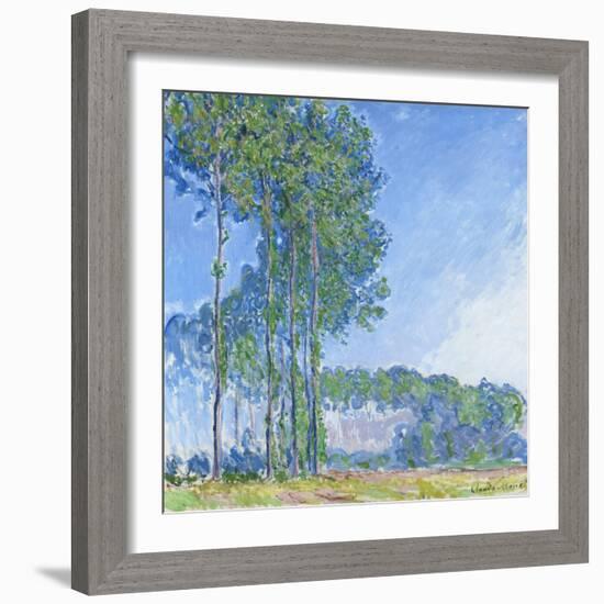 Poplars, 1891-Claude Monet-Framed Giclee Print