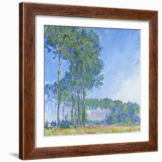 Poplars, 1891-Claude Monet-Framed Giclee Print