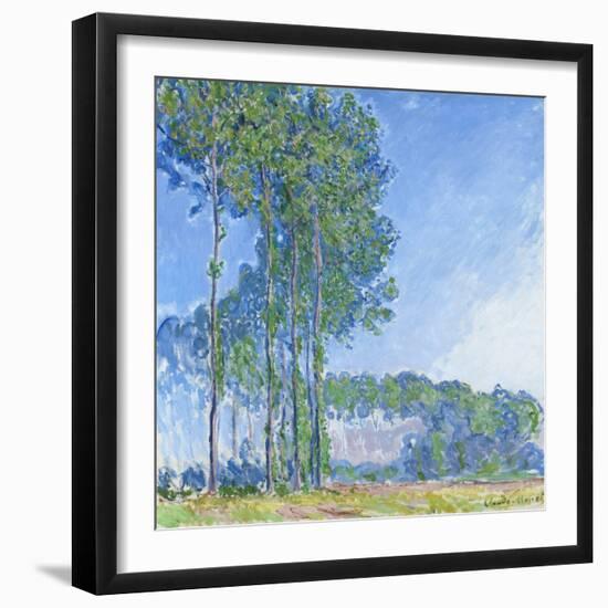 Poplars, 1891-Claude Monet-Framed Giclee Print