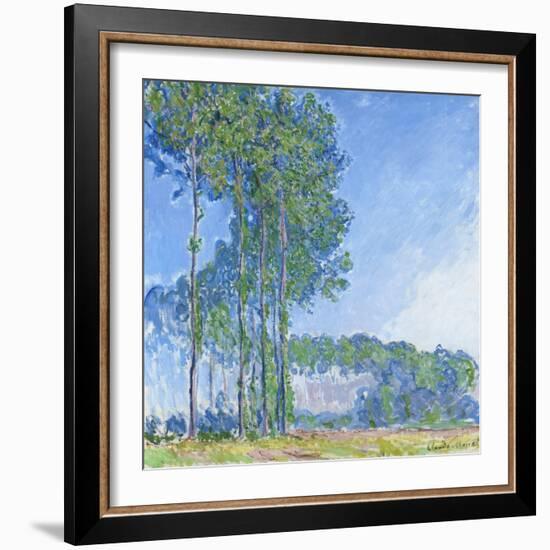 Poplars, 1891-Claude Monet-Framed Giclee Print