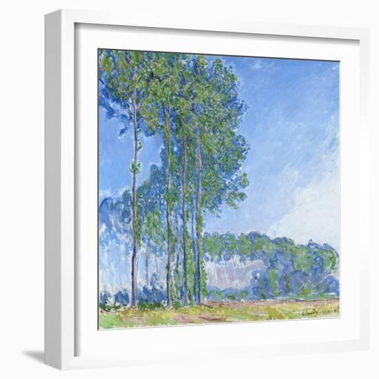 Poplars, 1891-Claude Monet-Framed Giclee Print