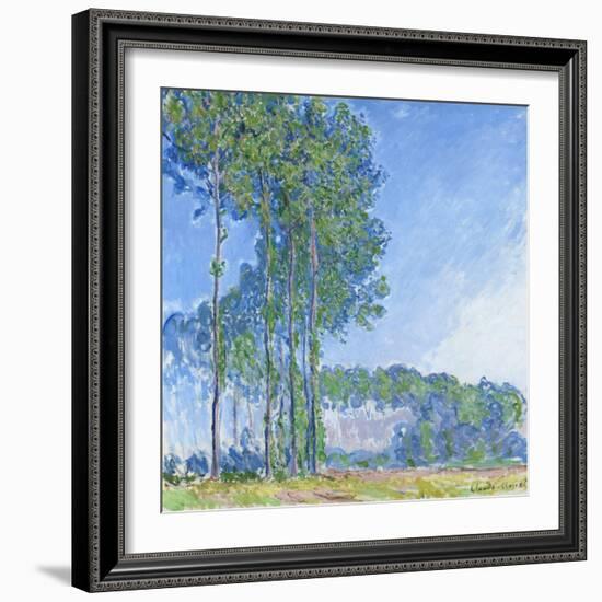 Poplars, 1891-Claude Monet-Framed Giclee Print