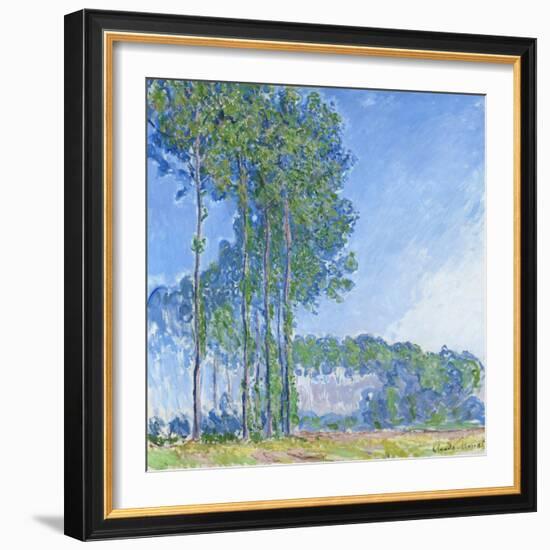 Poplars, 1891-Claude Monet-Framed Giclee Print