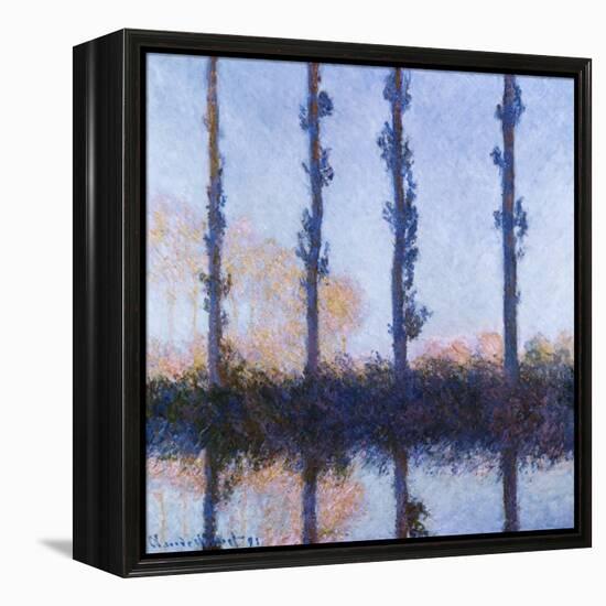 Poplars (1891)-Claude Monet-Framed Premier Image Canvas
