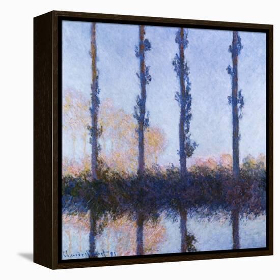 Poplars (1891)-Claude Monet-Framed Premier Image Canvas