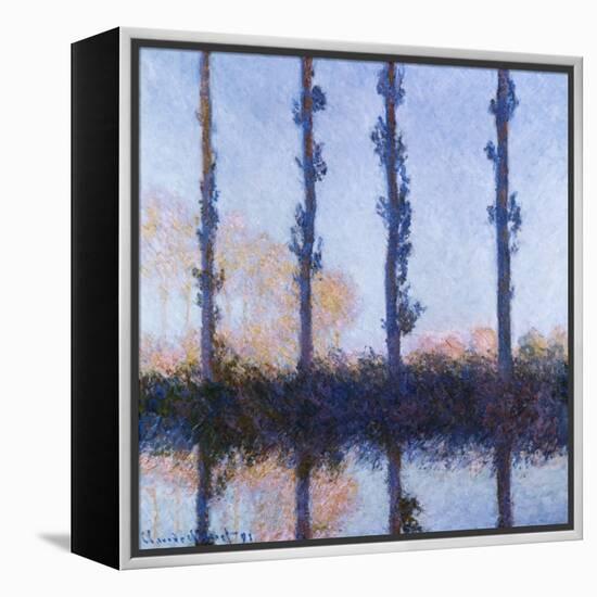 Poplars (1891)-Claude Monet-Framed Premier Image Canvas