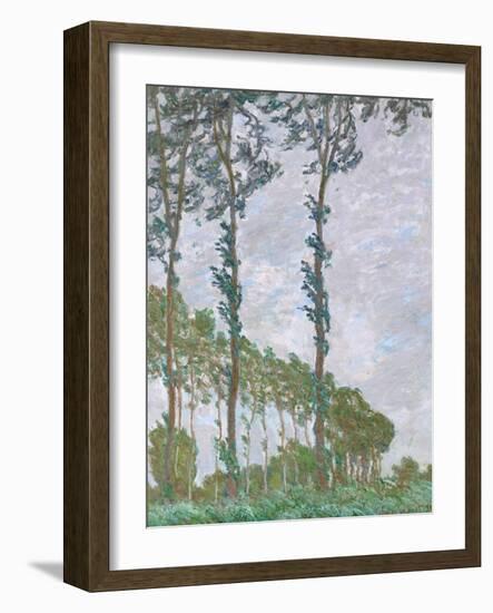 Poplars, 1891-Claude Monet-Framed Giclee Print