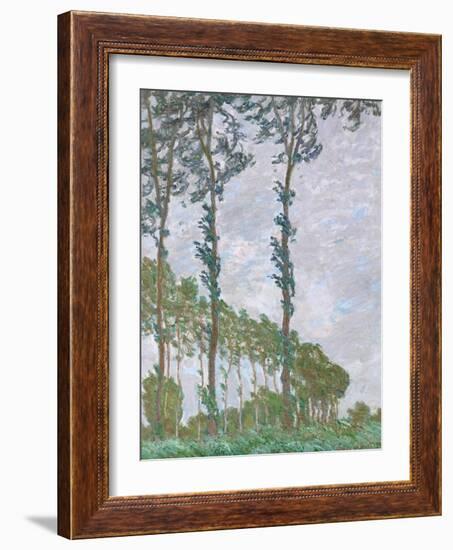 Poplars, 1891-Claude Monet-Framed Giclee Print