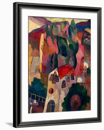 Poplars, 1916-Aristarkh Vasilyevich Lentulov-Framed Giclee Print