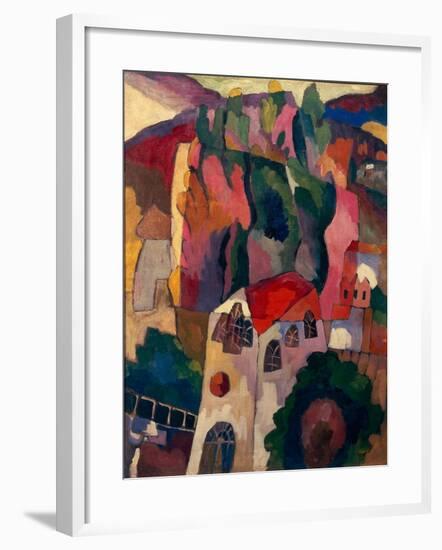 Poplars, 1916-Aristarkh Vasilyevich Lentulov-Framed Giclee Print