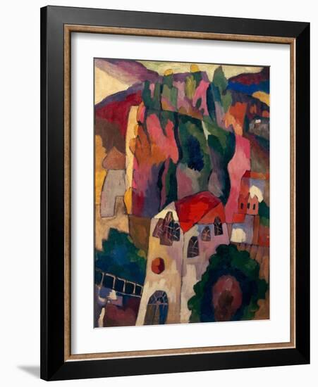 Poplars, 1916-Aristarkh Vasilyevich Lentulov-Framed Giclee Print