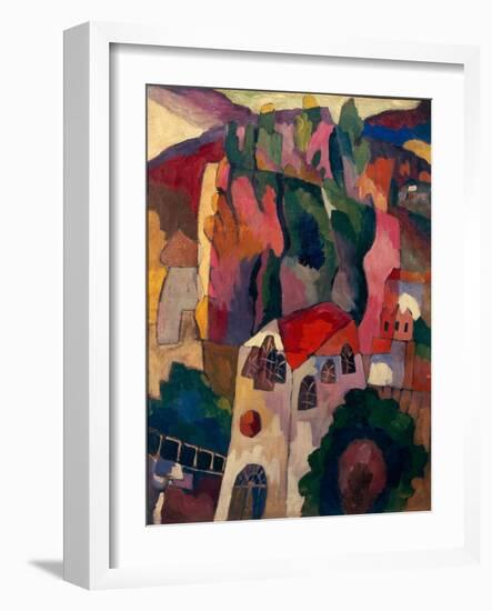 Poplars, 1916-Aristarkh Vasilyevich Lentulov-Framed Giclee Print