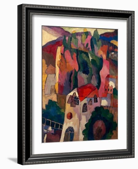 Poplars, 1916-Aristarkh Vasilyevich Lentulov-Framed Giclee Print