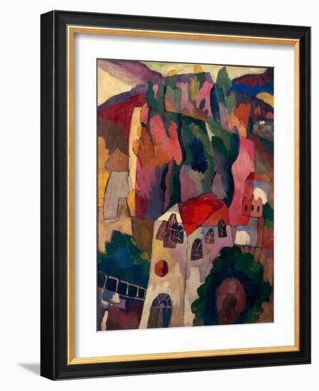 Poplars, 1916-Aristarkh Vasilyevich Lentulov-Framed Giclee Print