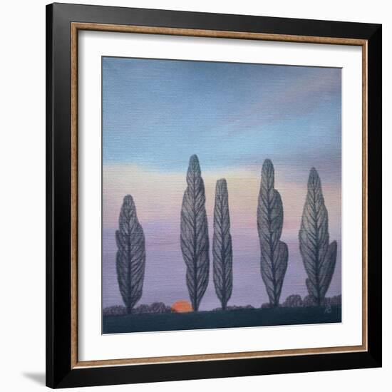 Poplars, 2003-Ann Brain-Framed Giclee Print