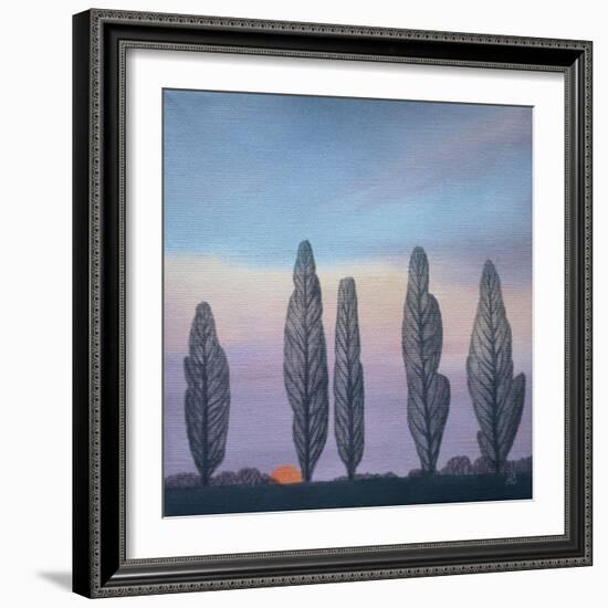 Poplars, 2003-Ann Brain-Framed Giclee Print