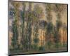 Poplars at Giverny, Sunrise, 1888-Claude Monet-Mounted Art Print